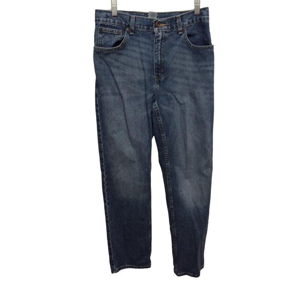 ROEBUCK & Co Boy Straight Jeans Size 18R Blue skun Adjustable Waist